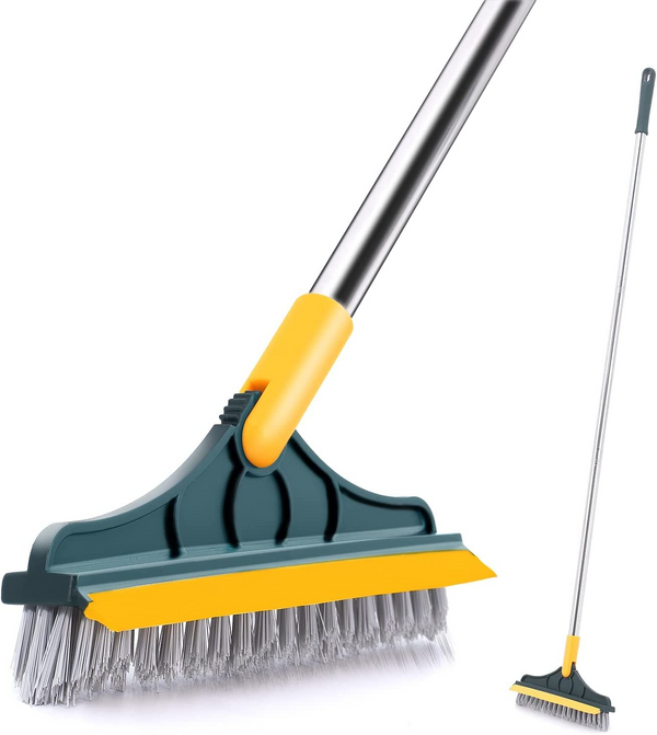 2-in-1 Floor Cleaning Broom Wiper